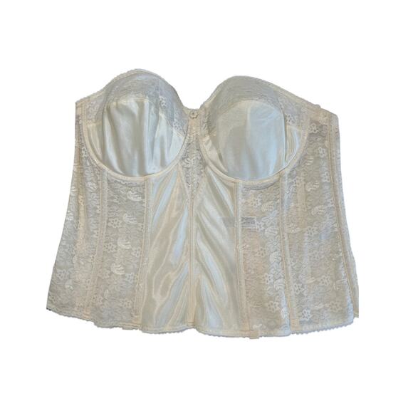 Dominique Colette Lace Corset Bridal Longline Bra Style 8949 Ivory Size 40DD/E - Picture 1 of 8